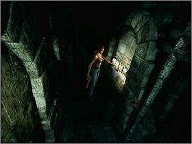 Ponownie przeskocz przez mur i idź prosto do drzwi z dziwnym zamkiem szyfrowym - Fort (4) | Aline Cedrac | Alone in the Dark Koszmar powraca - Alone in the Dark: Koszmar powraca - poradnik do gry