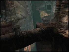 Gdy zeskoczysz ze skalnej półki, będzie to znaczyło, że twój cel jest już niedaleko - Świat Mroku (4) | Aline Cedrac | Alone in the Dark Koszmar powraca - Alone in the Dark: Koszmar powraca - poradnik do gry