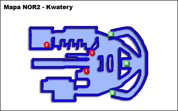 LEGENDA (Mapa NOR2) - Mass Effect: Opis statku - pomieszczenia i interakcje, Normandia - Mass Effect - poradnik do gry