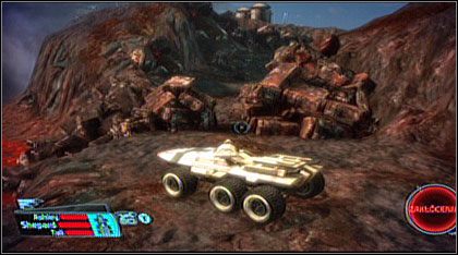 Nasza podróż Mako dość szybko dobiega końca - Mass Effect: Wejście do ruin, Therum, Liara TSoni - solucja, opis przejścia - Mass Effect - poradnik do gry