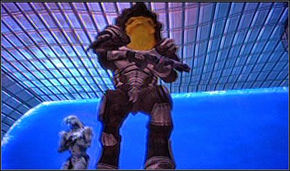 Niezależnie od tego, w jaki sposób poprowadzimy dyskusję, zawsze dojdzie do walki - Mass Effect: Ruiny, Therum, Liara TSoni - solucja, opis przejścia - Mass Effect - poradnik do gry