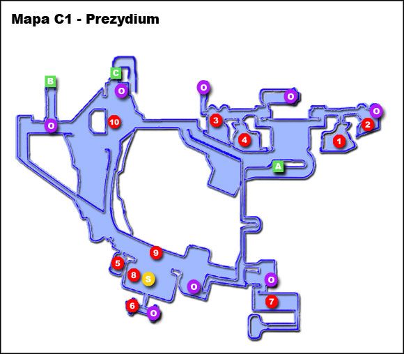 LEGENDA (Mapa C1) - Mass Effect: Prezydium, Wieża, Akademia SOC - Cytadela, mapy, solucja - Mass Effect - poradnik do gry
