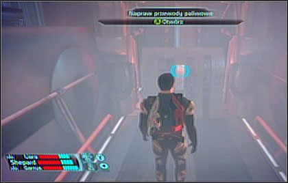 Po drodze eksplorujemy okolicę w poszukiwaniu nowego wyposażenia, a następnie ponownie korzystamy z windy (NOV9-A), by powrócić na poziom rdzenia Miry - Mass Effect: Szczyt 15, Droga na Stację Szczeliniową - Noveria, solucja - Mass Effect - poradnik do gry