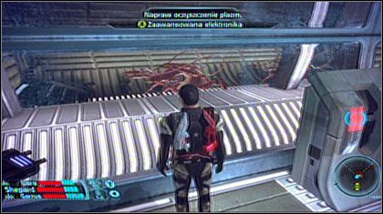 Wchodzimy do pokoju ochrony (NOV11-2) - Mass Effect: Szczyt 15, Kolejka - Noveria, solucja, opis przejścia - Mass Effect - poradnik do gry