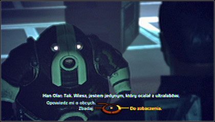 Podchodzimy do strażnika (NOV12-2) i rozmawiamy z nim - Mass Effect: Na spotkanie z Benezją - Noveria, solucja, opis przejścia - Mass Effect - poradnik do gry