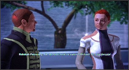 Zapoznajemy się ze sprawą, a następnie wybieramy, po czyjej stronie stanąć - Mass Effect: Kwestia rodzinna, Dyplomacja asari - Cytadela, solucja - Mass Effect - poradnik do gry