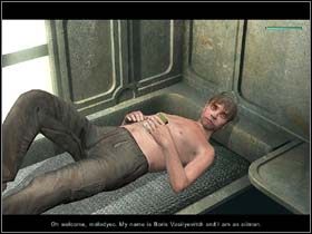 Tym razem celem mężczyzny jest zachodnia plaża, na której stoją dwie kabiny nr 8 i 7 - Poradnik do gry - Dzień pierwszy (cz.1) | Reprobates U Bram Śmierci - Reprobates: U Bram Śmierci - poradnik do gry