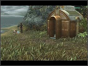 Pożegnawszy go, Adam zagląda do kabiny nr 1, w której (dziwne) bierze prysznic Maria - Dzień trzeci | Reprobates U Bram Śmierci - Reprobates: U Bram Śmierci - poradnik do gry