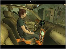 Adam siedzi w samochodzie, który utkwił na torach, przez które za moment przejedzie pociąg - Noc trzecia (cz.1) | Reprobates U Bram Śmierci - Reprobates: U Bram Śmierci - poradnik do gry