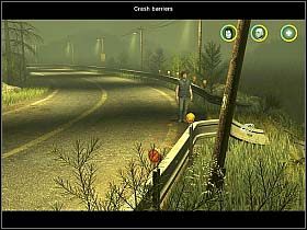 Opuszcza przyczepę i wędruje w kierunku mostu (w lewo), a stamtąd na lewą stronę ulicy - Noc trzecia (cz.3) | Reprobates U Bram Śmierci - Reprobates: U Bram Śmierci - poradnik do gry