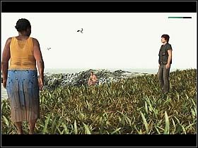 Maszerując od przesmyku na wzgórze, widzi biegnącą od strony morza Marię (w bieliźnie) - Dzień czwarty | Reprobates U Bram Śmierci - Reprobates: U Bram Śmierci - poradnik do gry