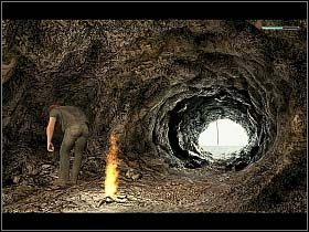 Wreszcie Adam wraca - w stronę wielkiego głazu, przez zachodnią plażę i wzgórze aż do przesmyku - Dzień czwarty | Reprobates U Bram Śmierci - Reprobates: U Bram Śmierci - poradnik do gry