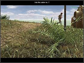 Dalej Adam maszeruje ku południowo-zachodniemu klifowi (kursor w lewym dolnym rogu ekranu) - Dzień szósty | Reprobates U Bram Śmierci - Reprobates: U Bram Śmierci - poradnik do gry