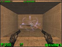 Sekret #4: Podążając wzdłuż zewnętrznego muru po prawej stronie znajdziemy na końcu drogi niewielkie drzwi, uaktywniające się przy bliskim kontakcie - 01: Hatshepshut | Serious Sam Pierwsze starcie - Serious Sam: Pierwsze starcie - poradnik do gry