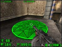 Sekret #3: Kiedy uaktywnisz drugi sekret, możesz ruszyć do sali po lewej stronie od wejścia i zebrać tam tarczę - 06: Oaza | Serious Sam Pierwsze starcie - Serious Sam: Pierwsze starcie - poradnik do gry
