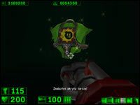 Sekret #2: W następnym pomieszczeniu, tam gdzie otwieramy przełącznikiem drzwi na powierzchni na samym dnie znajdziemy zielony pancerz - 09: Kanały | Serious Sam Pierwsze starcie - Serious Sam: Pierwsze starcie - poradnik do gry