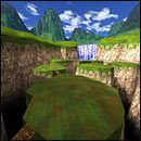 Na początku trzeba będzie przejść przez kolejne wzgórza, połączone ze sobą drewnianymi mostkami - 05: Księżycowe góry | Serious Sam Pierwsze starcie - Serious Sam: Pierwsze starcie - poradnik do gry