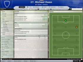 Positions - informacje na temat pozycji na jakich zawodnik może grać - Kadra (2) - Prowadzenie drużyny - Football Manager 2008 - poradnik do gry