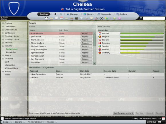 1 - Kadra (4) - Prowadzenie drużyny - Football Manager 2008 - poradnik do gry