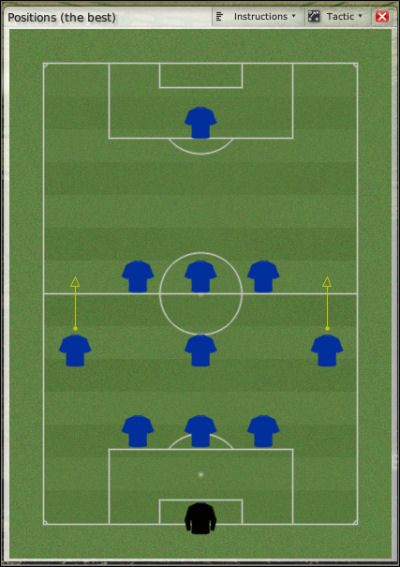 Główne ustawienia pozostają bez zmian - Taktyka (5) - Prowadzenie drużyny - Football Manager 2008 - poradnik do gry