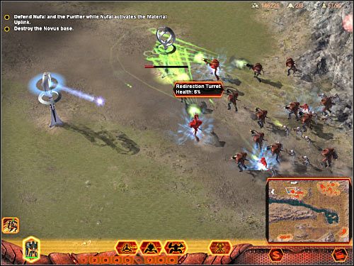 Końcowa część tej misji jest już bardzo prosta - Misja 4 (cz.3) | Hierarchy | Universe at War Earth Assault - Universe at War: Earth Assault - poradnik do gry