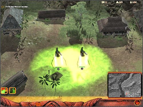 Podległe sobie oddziały wyślij na wschód, tak aby mogły rozprawić się z kolejną, trzecią już wieżyczką Guardian - Misja 5 (cz.1) | Hierarchy | Universe at War Earth Assault - Universe at War: Earth Assault - poradnik do gry