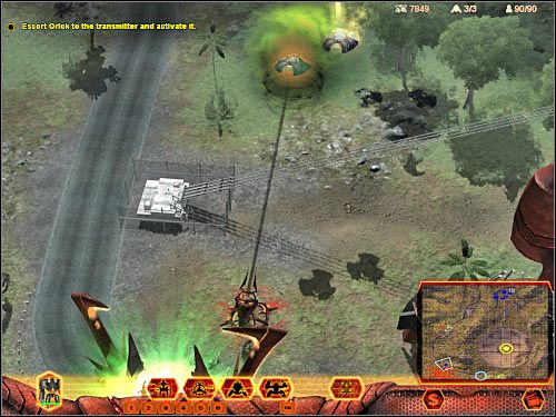 Postaraj się uzbierać co najmniej 20000 kredytów zanim zdecydujesz się na przystąpienie do finałowego ataku - Misja 6 (cz.2) | Hierarchy | Universe at War Earth Assault - Universe at War: Earth Assault - poradnik do gry