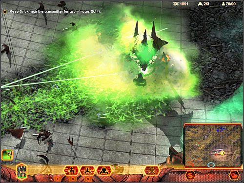 Cel 4: Defeat Kamal Rex (Pokonaj Kamal Rexa) - Misja 6 (cz.3) | Hierarchy | Universe at War Earth Assault - Universe at War: Earth Assault - poradnik do gry