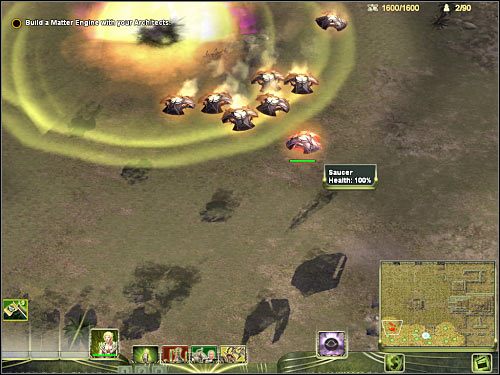 Wykorzystaj teraz wolną chwilę do tego żeby zapoznać się z zasadami działania wszystkich budynków tej frakcji - Misja 1 (cz.2) | Masari | Universe at War Earth Assault - Universe at War: Earth Assault - poradnik do gry