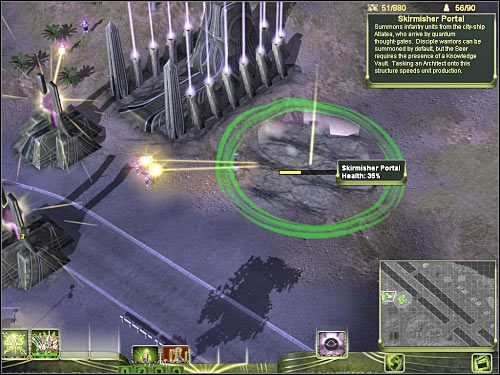 Staraj się oczywiście doprowadzić do tego żeby móc przystąpić do masowego konstruowania jednostek Conqueror - Misja 2 | Masari | Universe at War Earth Assault - Universe at War: Earth Assault - poradnik do gry