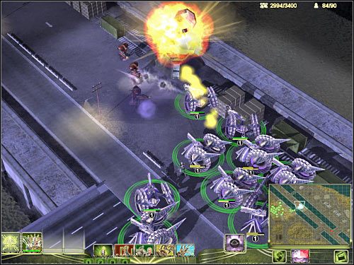 W zależności od obranego miejsca startu, bazę będziesz atakował od północy lub południa - Misja 2 | Masari | Universe at War Earth Assault - Universe at War: Earth Assault - poradnik do gry