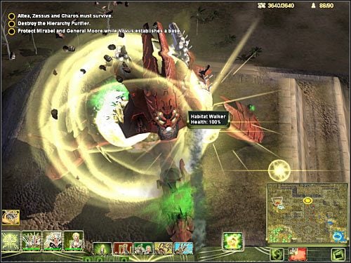 Purifier znajduje się na zachód od Twojej pozycji - Misja 3 (cz.2) | Masari | Universe at War Earth Assault - Universe at War: Earth Assault - poradnik do gry