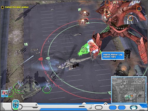 Po kilku chwilach powinny się tu zjawić jednostki na kształt klasycznych myśliwców - Misja 2 (cz.3) | Prelude | Universe at War Earth Assault - Universe at War: Earth Assault - poradnik do gry