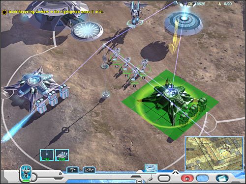 Cel 3: Build Robotic Assemblies within the power radius (Postaw dwie fabryki robotów w obrębie sieci przepływu prądu) - Misja 1 (cz.1) | Novus | Universe at War Earth Assault - Universe at War: Earth Assault - poradnik do gry