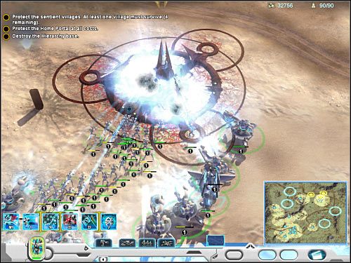 Okaże się, iż znajduje się tu drugi Walker, którego całkowicie musisz zniszczyć - Misja 4 (cz.3) | Novus | Universe at War Earth Assault - Universe at War: Earth Assault - poradnik do gry