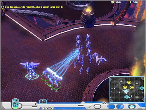 Udaj się na południe i zajmij się oswobodzeniem dwóch kolejnych grup sojuszników - Misja 6 (cz.2) | Novus | Universe at War Earth Assault - Universe at War: Earth Assault - poradnik do gry