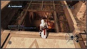 Pod murami uratuj mieszkańca od szykan, dzięki temu będziesz mógł przejść między strażnikami wtopiony w grupę uczonych - Tamir z Damaszku | Memory Block 02 | Assassins Creed - Assassins Creed - poradnik do gry