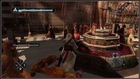 Przygotuj ukryte ostrze a następnie skręć w prawo i wdrap się na piętro - Abul Nuqoud z Damaszku (cz.2) | Memory Block 04 | Assassins Creed - Assassins Creed - poradnik do gry
