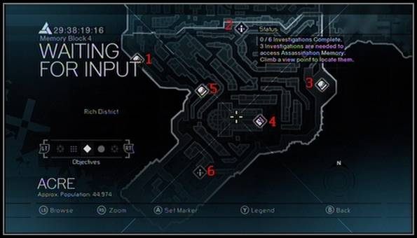 Tropy w dzielnicy bogaczy Acce. - William de Montferrat z Akki (cz.1) | Memory Block 04 | Assassins Creed - Assassins Creed - poradnik do gry