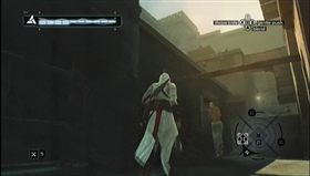 Po lewej stronie uliczki dostrzeżesz, że dach jest niżej i umożliwia wspinaczkę - Majd Addin z Jerozolimy | Memory Block 04 | Assassins Creed - Assassins Creed - poradnik do gry
