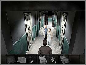 Trafiwszy pod budynek kliniki, podchodzi do bramy - Niedziela, przedpołudnie (cz.2) | Rozdział 1 - Rozbite szkło | Overclocked - Overclocked: Historia o przemocy - poradnik do gry