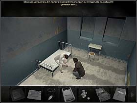 Wreszcie po tej dość wyczerpującej rozmowie na widok nadciągającej siostry Farebanks detektyw ulatnia się - Poniedziałek, wieczór (cz.1) | Rozdział 2 - Rany | Overclocked - Overclocked: Historia o przemocy - poradnik do gry