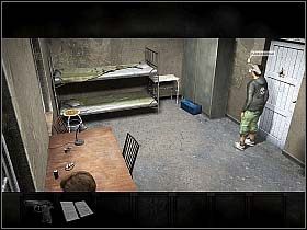 W tym momencie Ray decyduje się podsłuchać, co dzieje się w pokoju Cliffa (wybierz stosowną ikonkę na drzwiach) - Poniedziałek, wieczór (cz.1) | Rozdział 2 - Rany | Overclocked - Overclocked: Historia o przemocy - poradnik do gry