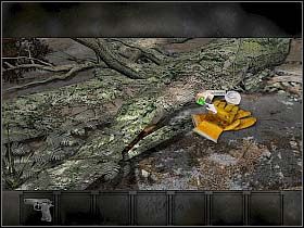 Młody mężczyzna jest w lesie, ma wrażenie, że ktoś za nim idzie - Wtorek, popołudnie (cz.2) | Rozdział 3 - Przeciwnik | Overclocked - Overclocked: Historia o przemocy - poradnik do gry