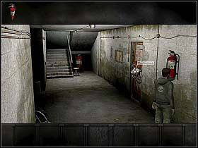 Ray jest w jakiejś bardzo ciemnej piwnicy - Wtorek, popołudnie (cz.2) | Rozdział 3 - Przeciwnik | Overclocked - Overclocked: Historia o przemocy - poradnik do gry