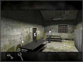 Cliff stoi przed składem broni - Środa, popołudnie | Rozdział 4 - Pogrążony | Overclocked Historia o przemocy - Overclocked: Historia o przemocy - poradnik do gry