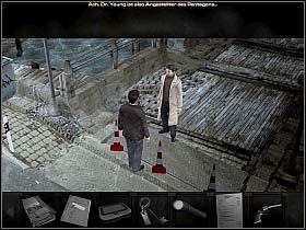 Kolejny poranek, niemal już tradycyjnie Dave rozpoczyna od telefonu do Terryego - Czwartek, przedpołudnie | Rozdział 5 - Zagubiony | Overclocked - Overclocked: Historia o przemocy - poradnik do gry