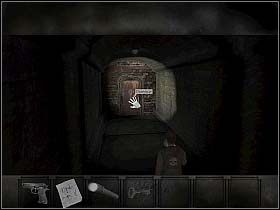 Mężczyzna znajduje się sam w ponurym, nieprzyjemnym korytarzu - Poniedziałek, przedpołudnie (cz.2) | Rozdział 2 - Rany | Overclocked - Overclocked: Historia o przemocy - poradnik do gry