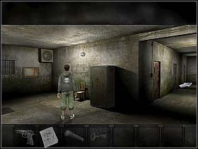 Znalazłszy się na dworze, młody mężczyzna przecina plac, kierując się w lewo - Poniedziałek, przedpołudnie (cz.3) | Rozdział 2 - Rany | Overclocked - Overclocked: Historia o przemocy - poradnik do gry