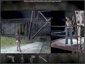 Kieruje się do pokoju Laury, przed którym na podłodze wciąż widoczny jest ślad po zebranej krwi - Wtorek, popołudnie (cz.1) | Rozdział 3 - Przeciwnik | Overclocked - Overclocked: Historia o przemocy - poradnik do gry